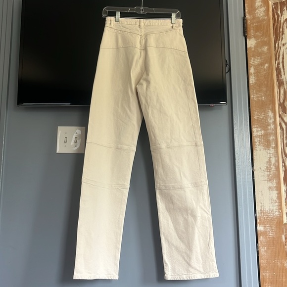 3x1 Diana Biker High-Rise Stretch Straight-Leg Jeans - 26 - Picture 7 of 9